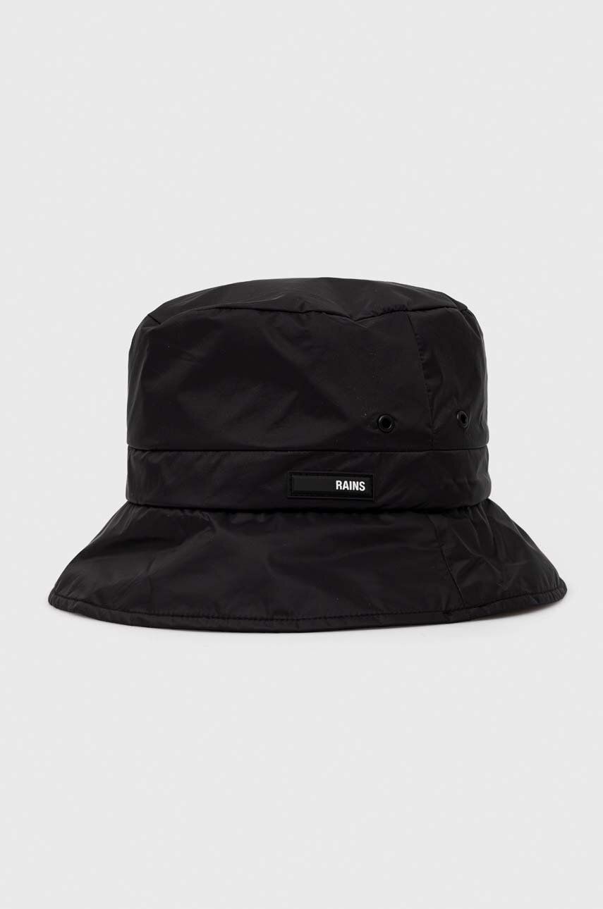 Rains pălărie 20140 Fuse Bucket Hat culoarea negru 20140.01-01Black