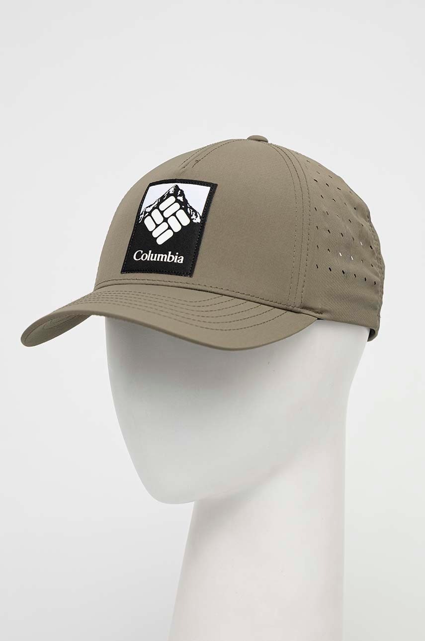 

Кепка Columbia Columbia Hike 110 цвет зелёный с аппликацией