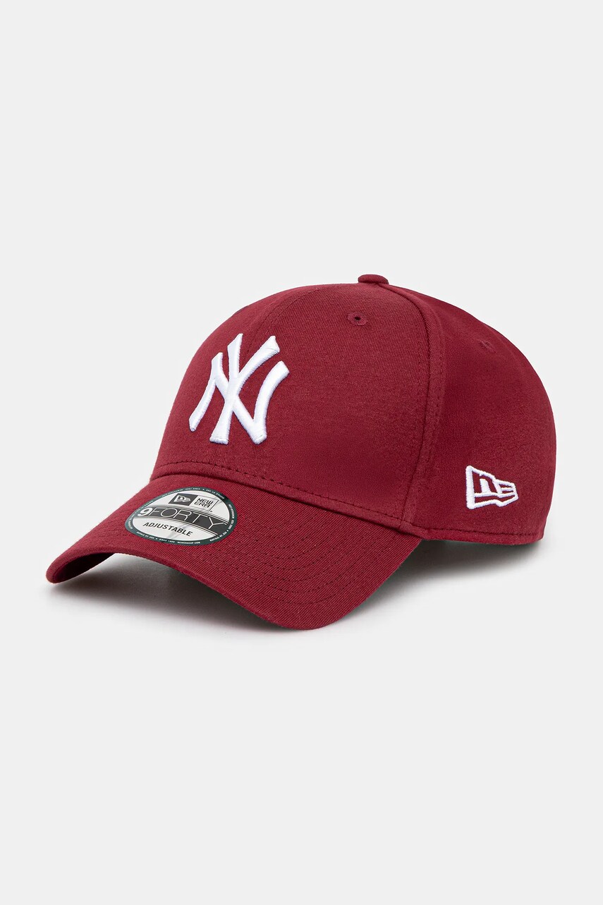 New Era sapca culoarea bordo, melanj, NEW YORK YANKEES 60348848.MRNWHI-MRNWHI