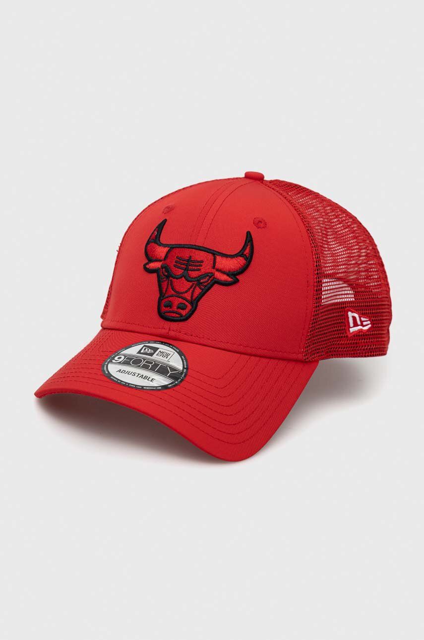 New Era șapcă culoarea rosu, cu imprimeu, CHICAGO BULLS 60298608.FDR-FDR