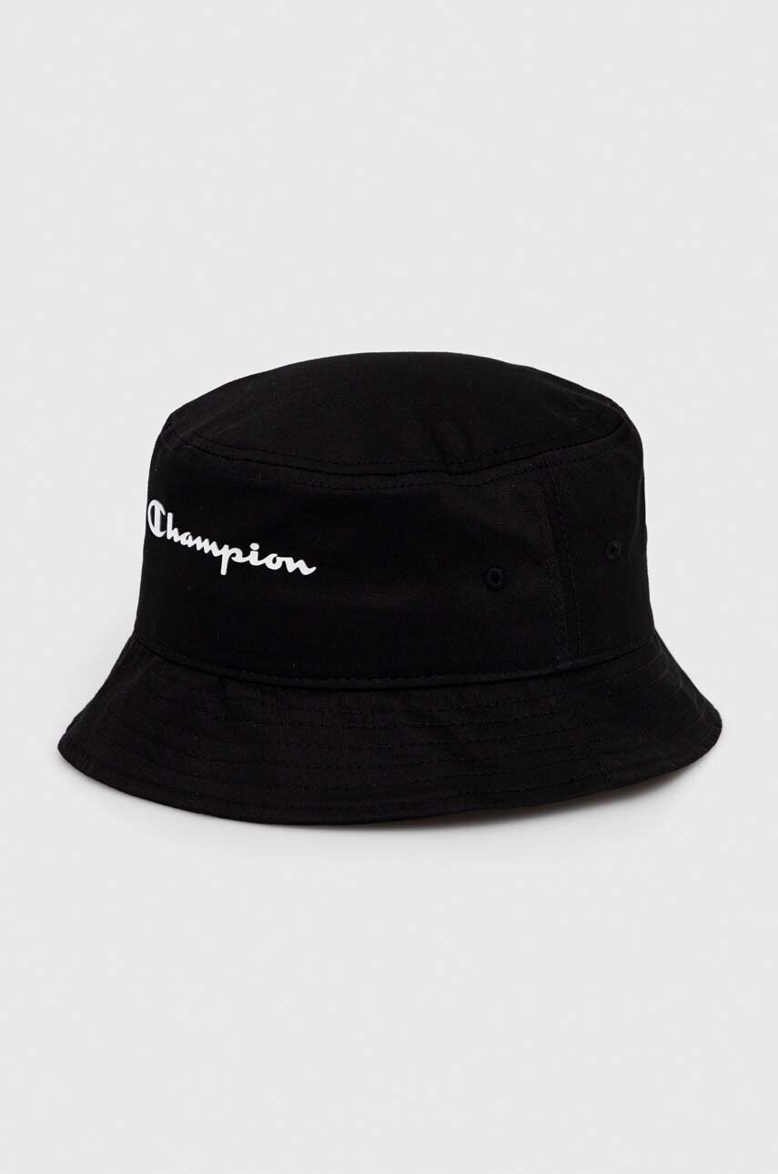 

Шляпа из хлопка Champion цвет чёрный хлопковый