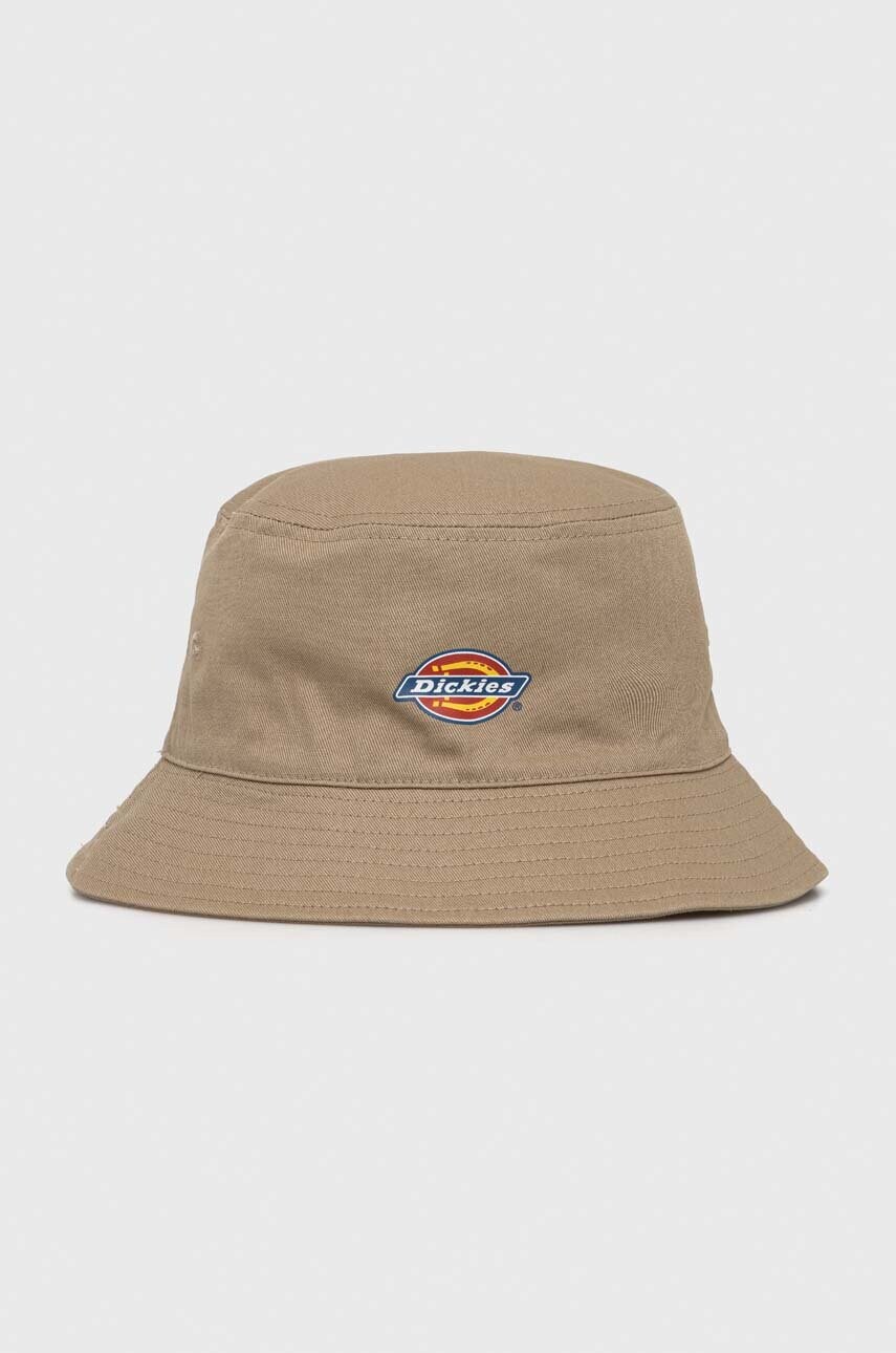 Levně Bavlněná čepice Dickies bílá barva