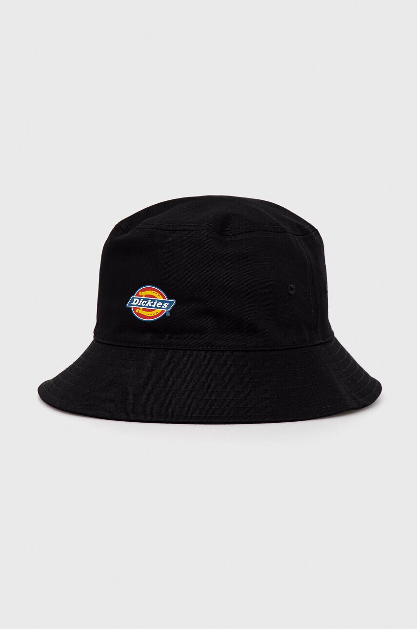 Levně Bavlněná čepice Dickies černá barva