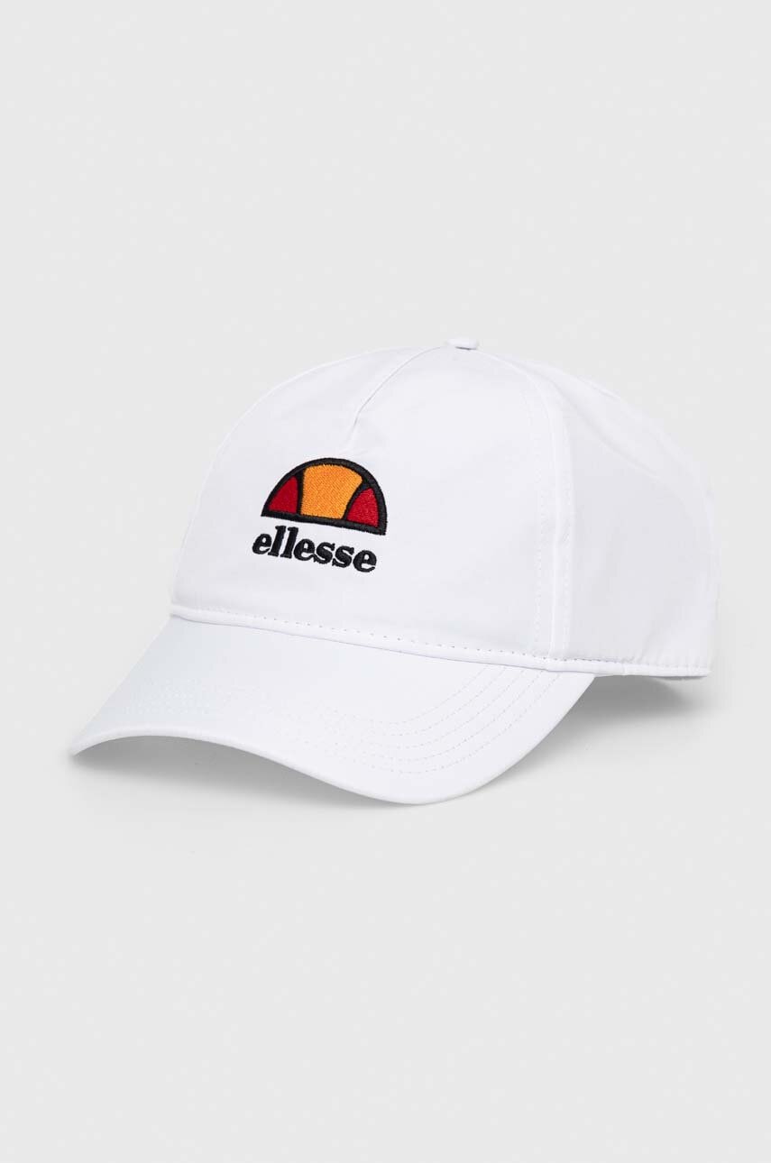 Kšiltovka Ellesse bílá barva, s aplikací - bílá -  100 % Polyester