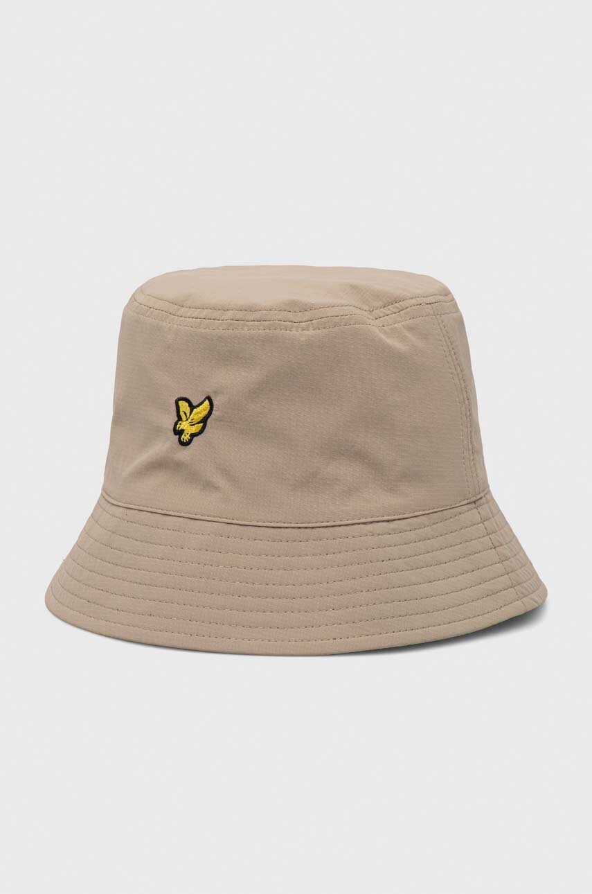 

Двусторонняя шляпа Lyle & Scott цвет бежевый