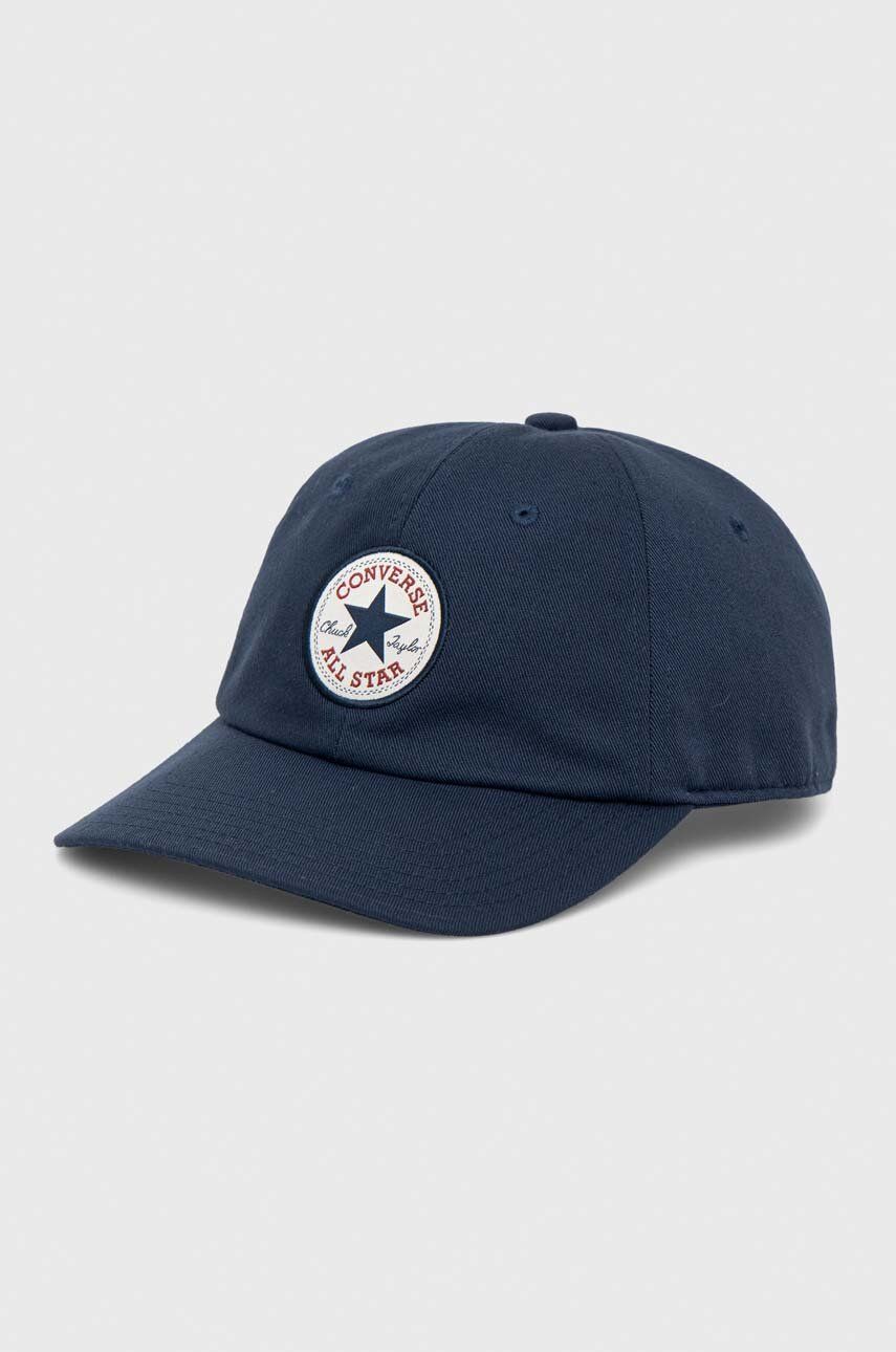 Converse șapcă culoarea bleumarin, cu imprimeu 10022134.A27-Navy