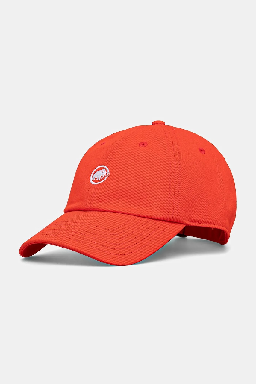 Mammut șapcă de baseball din bumbac culoarea rosu, cu imprimeu, 1191-00051 Mammut șapcă de baseball din bumbac culoarea rosu, cu imprimeu, 1191-00051