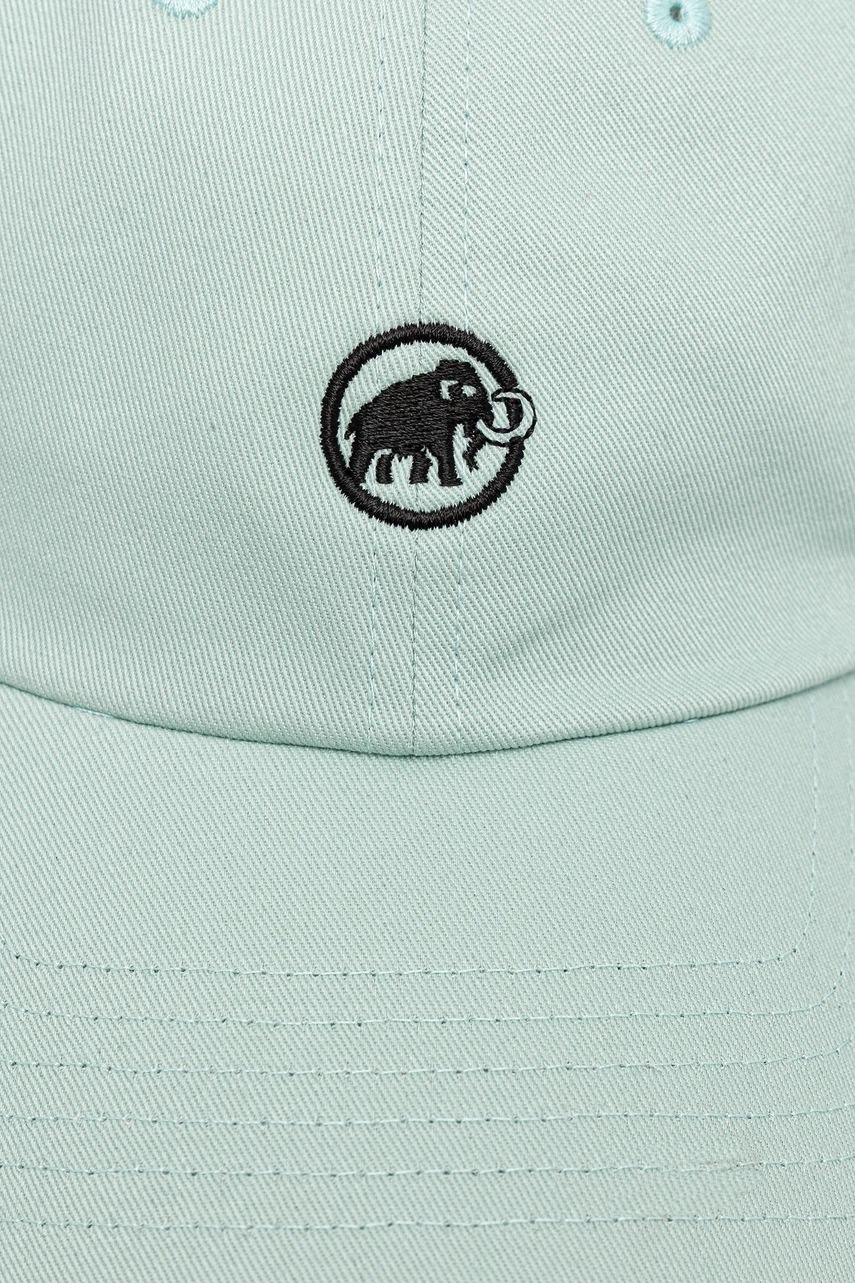 Хлопковая кепка Mammut цвет чёрный с аппликацией 1191-00051