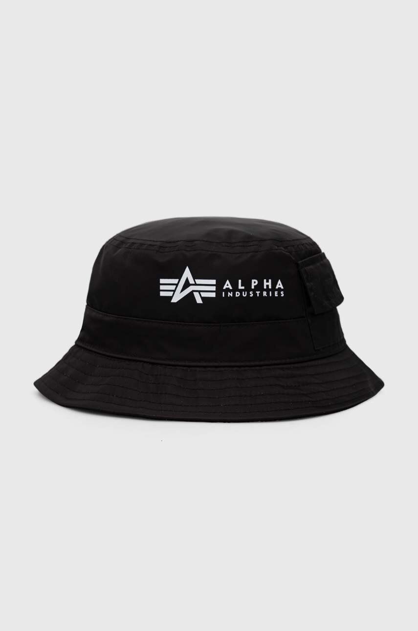 E-shop Klobouk Alpha Industries černá barva, 116911.03-Black