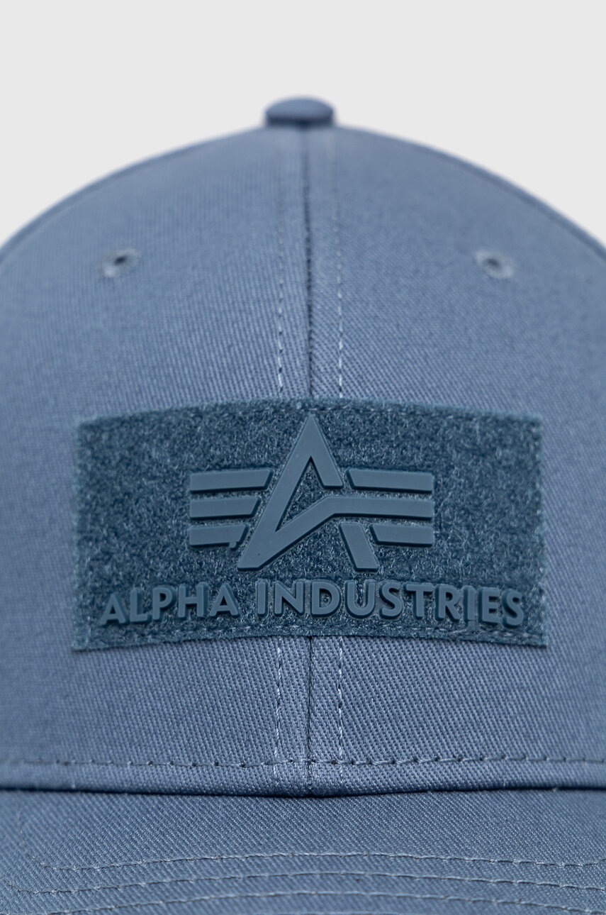 

Бавовняна шапка Alpha Industries з аплікацією