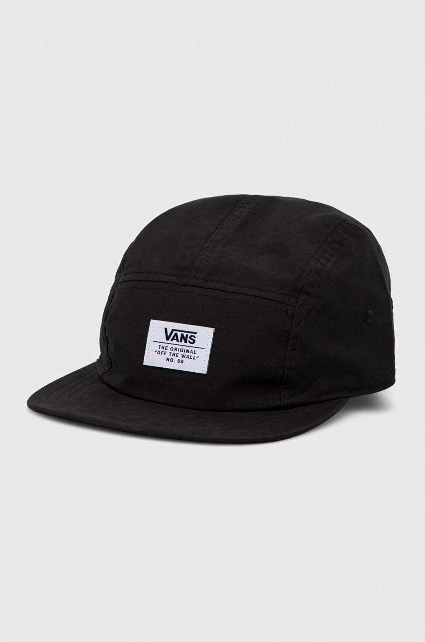 

Кепка Vans колір чорний з аплікацією