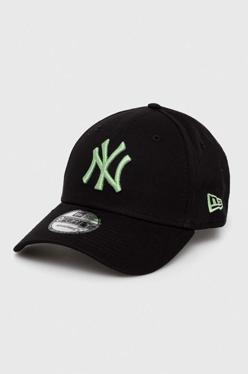 

Хлопковая кепка New Era цвет чёрный с аппликацией NEW YORK YANKEES