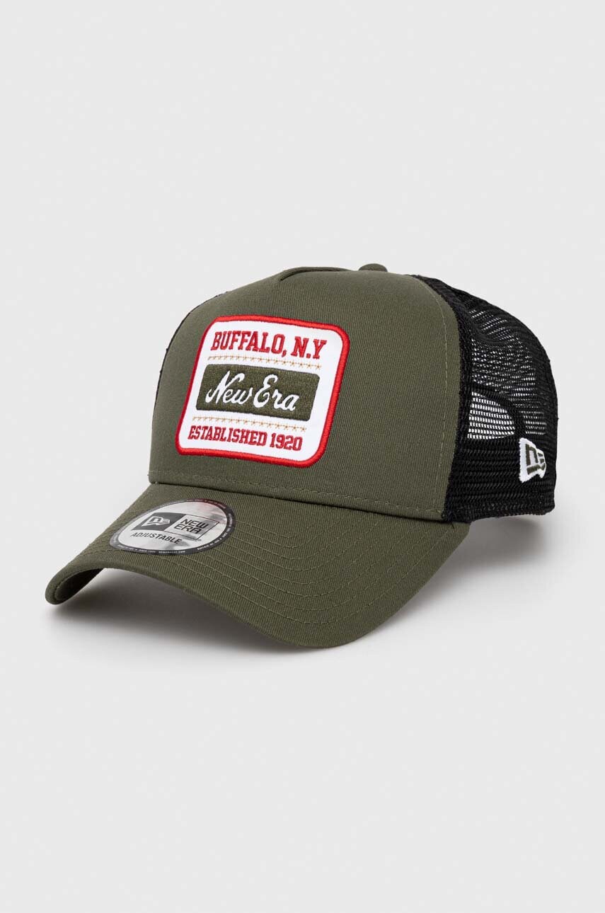

Кепка New Era цвет зелёный с аппликацией