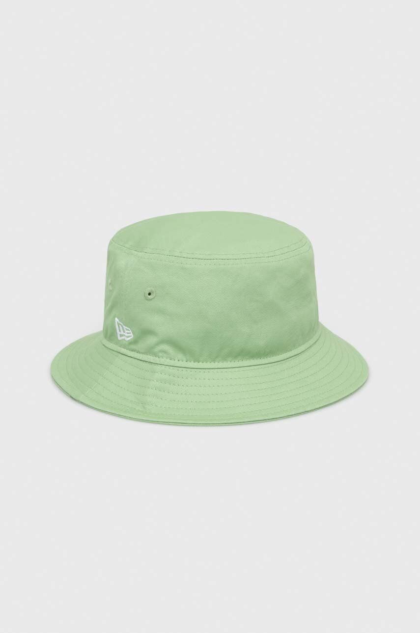 Bavlněná čepice New Era zelená barva - zelená -  100 % Bavlna