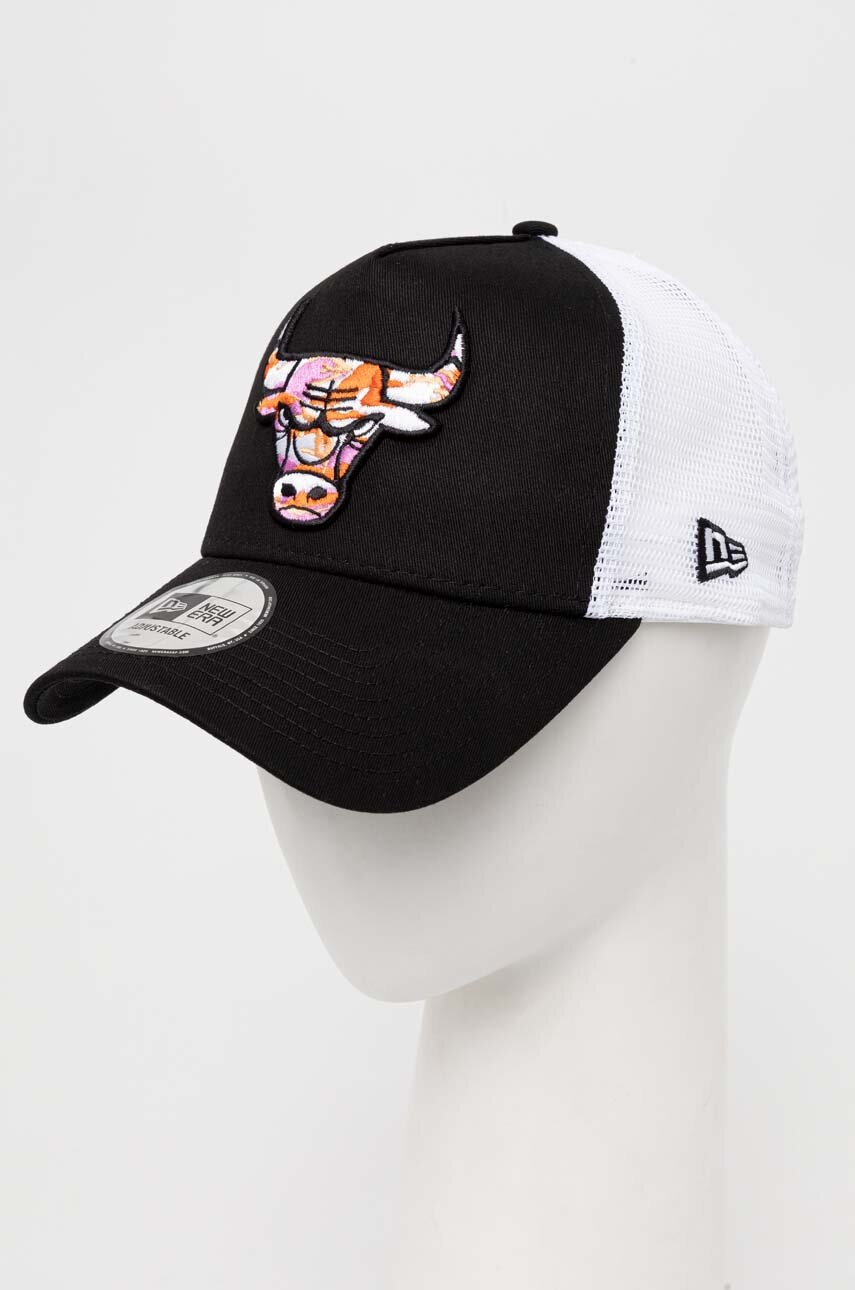 

Кепка New Era цвет чёрный с аппликацией CHICAGO BULLS
