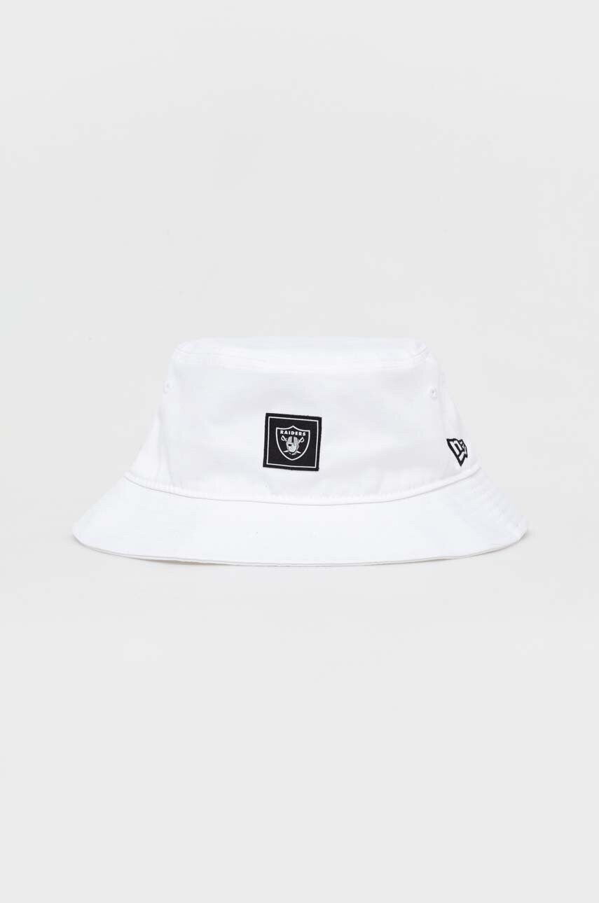 

Бавовняний капелюх New Era колір білий з бавовни LAS VEGAS RAIDERS