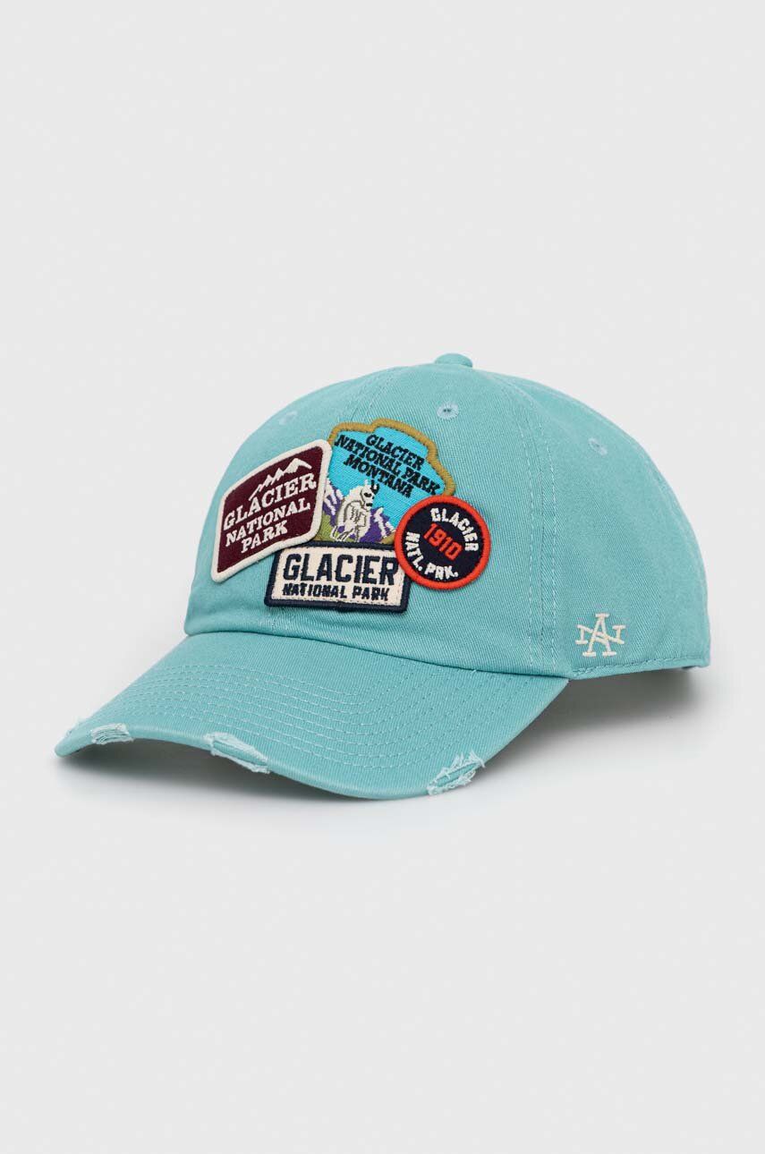 American Needle șapcă de baseball din bumbac Glacier National Park cu imprimeu