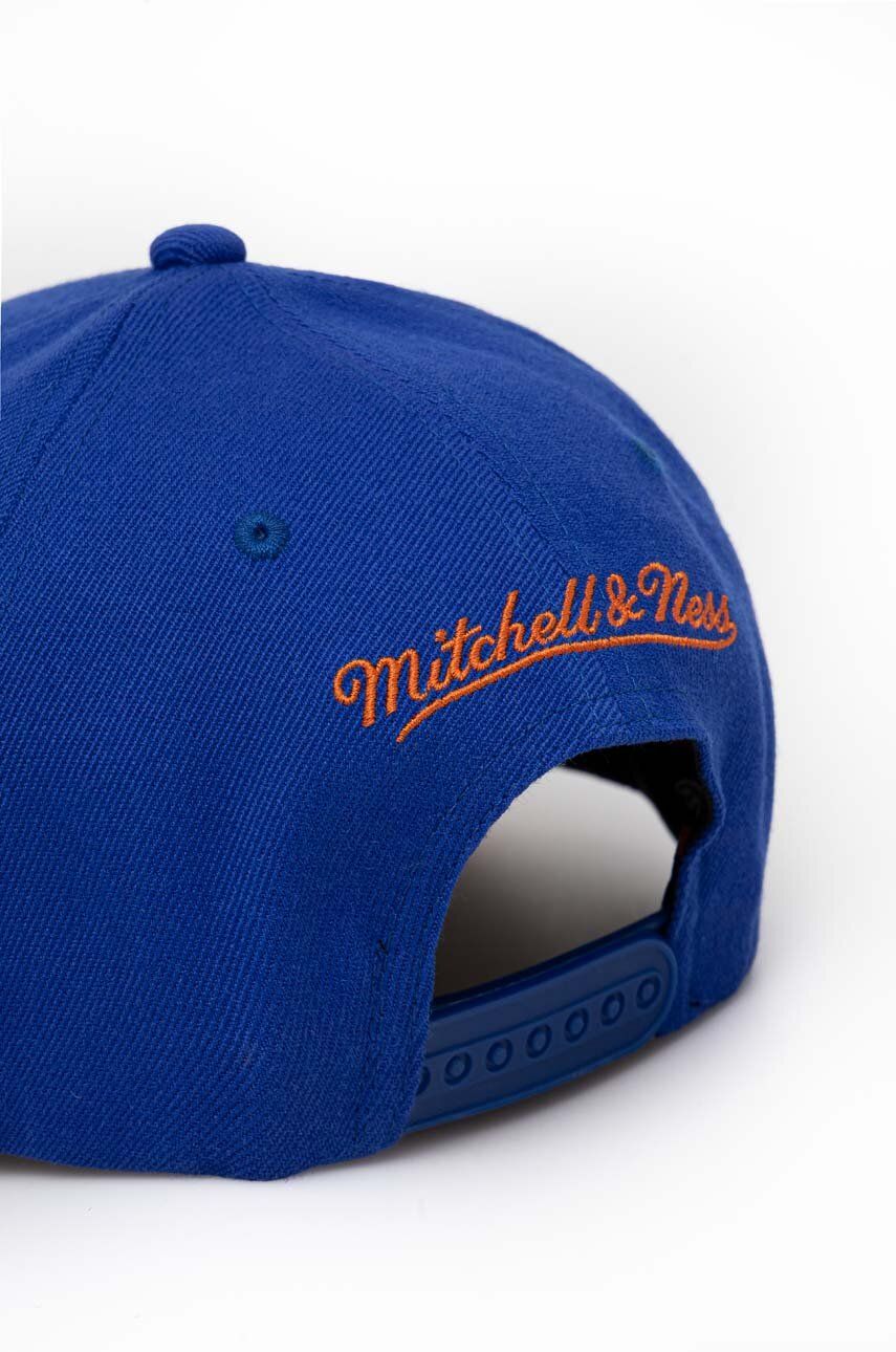 Mitchell&Ness șapcă Din Amestec De Lână New York Knicks Cu Imprimeu