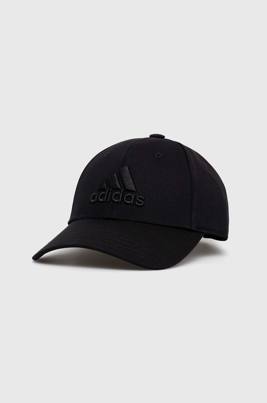 adidas șapcă culoarea negru, cu imprimeu HZ3045