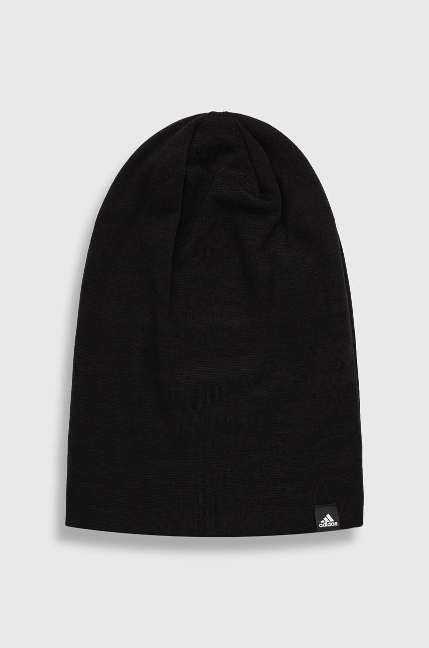 

Шапка adidas Performance колір чорний з тонкого трикотажу