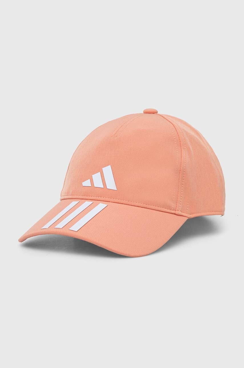 Levně Kšiltovka adidas Performance oranžová barva, s potiskem