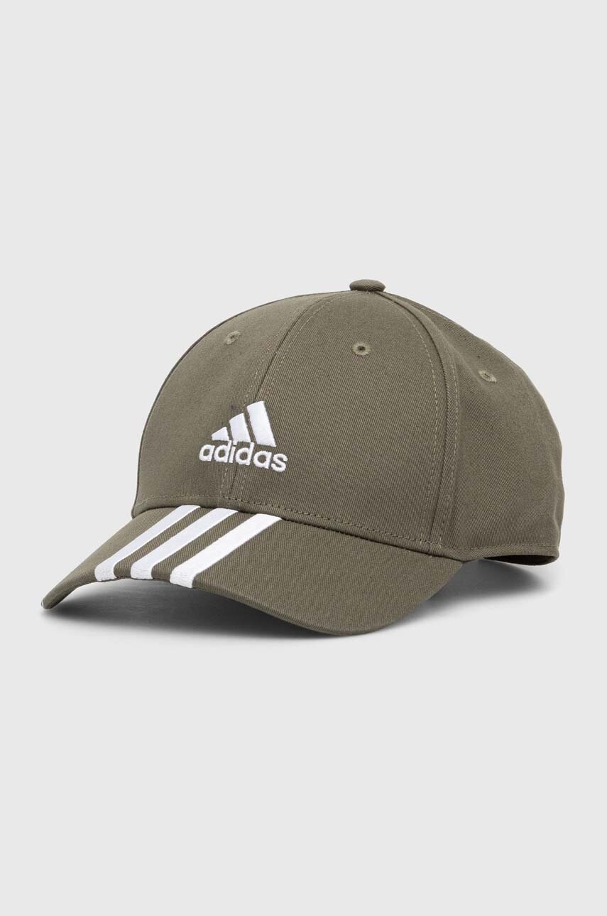 Levně Kšiltovka adidas Performance zelená barva, s aplikací