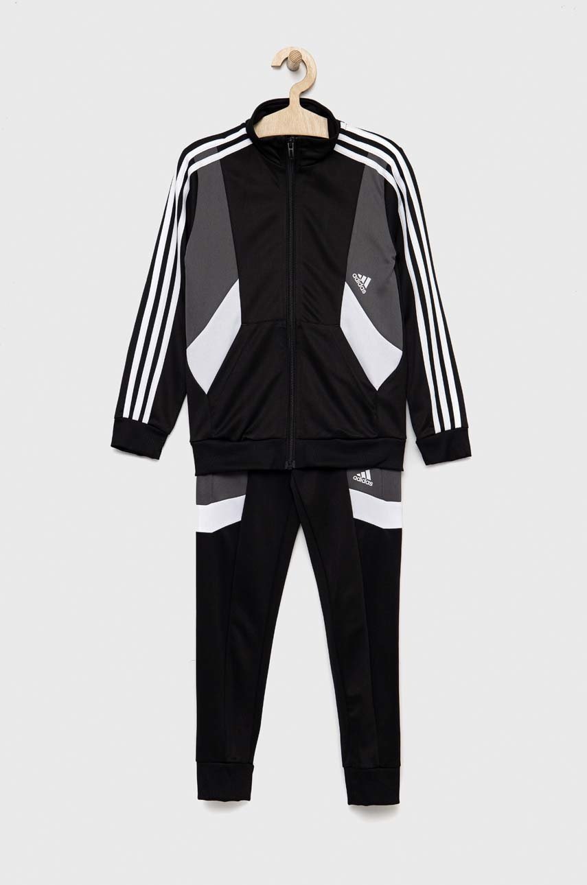 

Детский спортивный костюм adidas 3S CB TS цвет чёрный