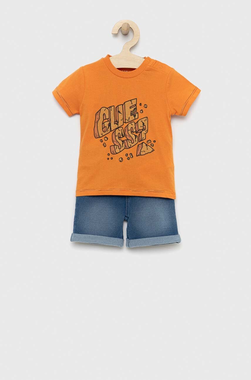 

Комплект для немовлят Guess колір помаранчевий
