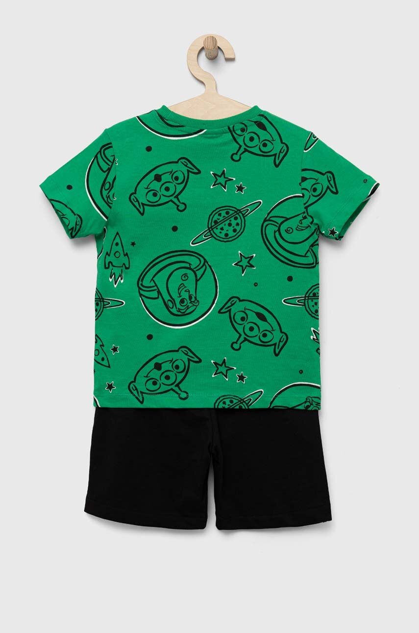 Детский комплект из хлопка OVS цвет зелёный