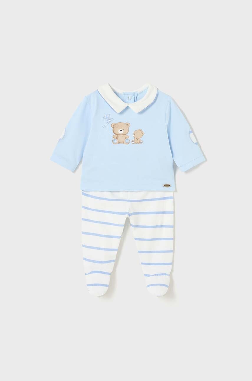 

Комплект за бебета Mayoral Newborn в синьо, Син