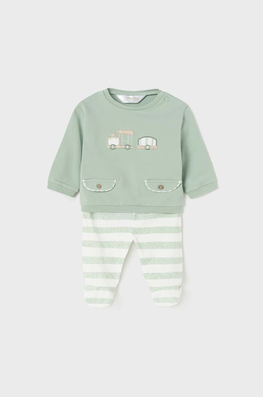

Комплект за бебета Mayoral Newborn в тюркоазено, Тюркоазен