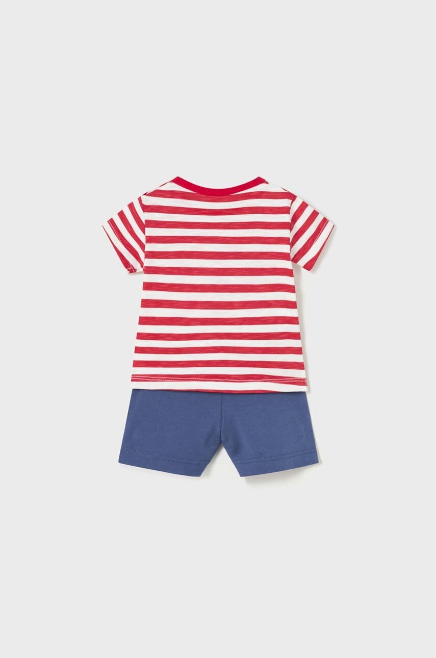 Дитячий бавовняний комплект Mayoral Newborn колір червоний