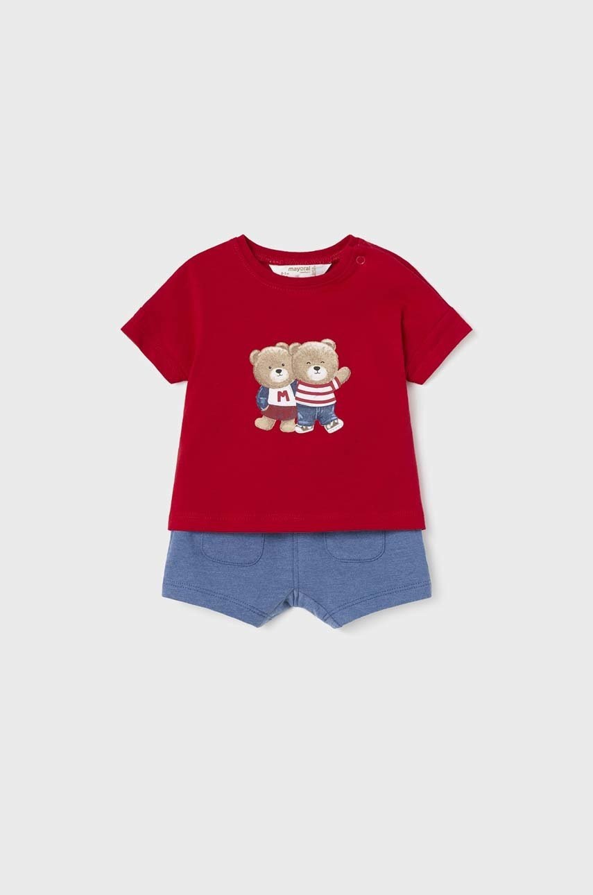 Детский комплект Mayoral Newborn 2 шт цвет красный Детский комплект Mayoral Newborn 2 шт цвет красный