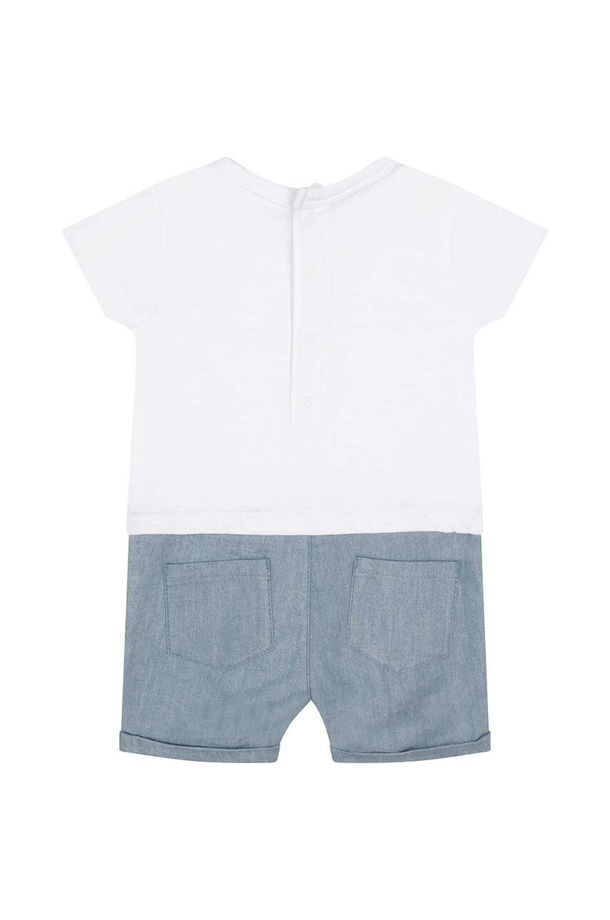 Дитячий бавовняний комплект Michael Kors колір білий Дитячий бавовняний комплект Michael Kors колір білий