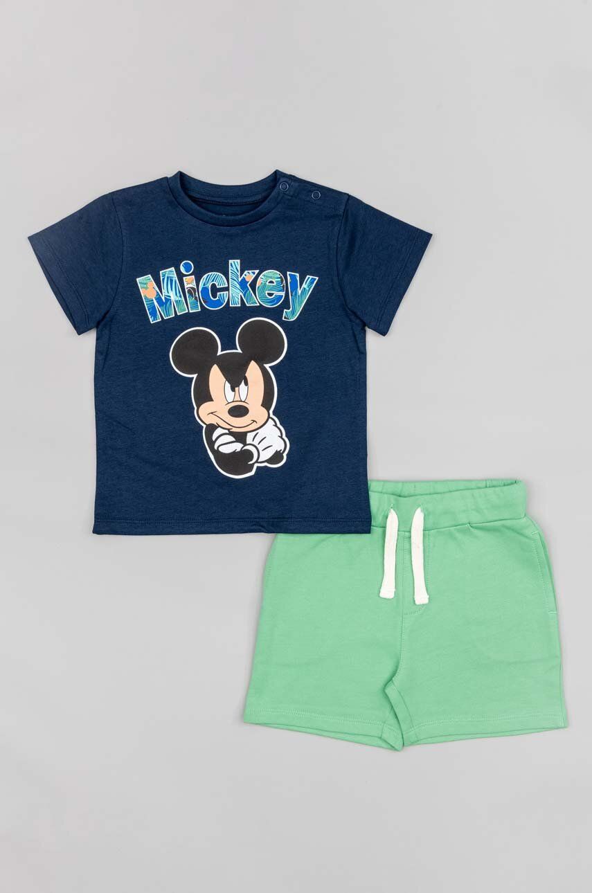 E-shop Dětská bavlněná souprava zippy x Disney tmavomodrá barva