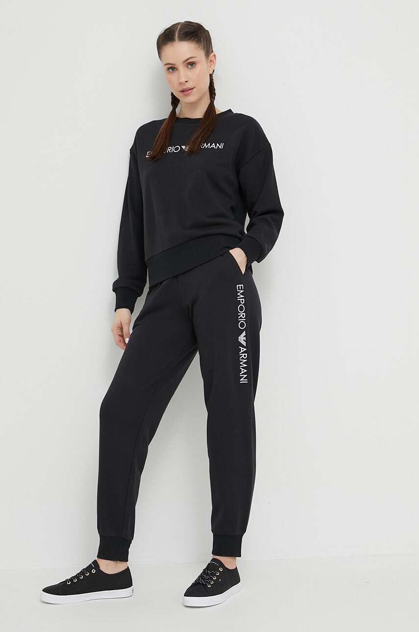 

Анцуг Emporio Armani Underwear дамски в черно, Черен