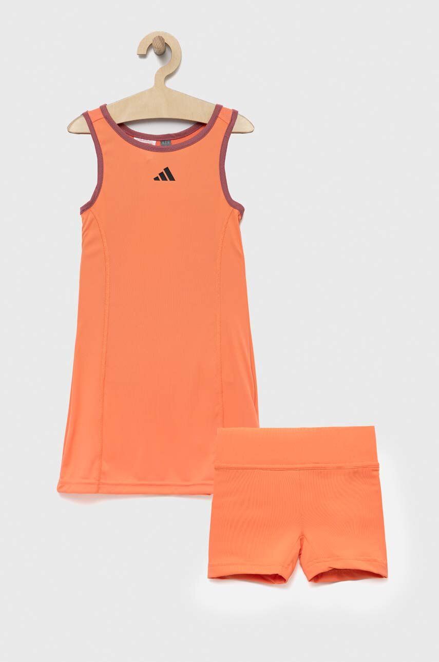 Dětská souprava adidas Performance oranžová barva
