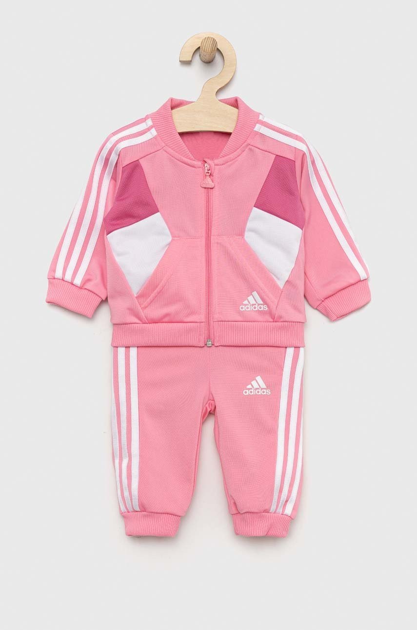 

Детский спортивный костюм adidas I 3S CB TS цвет фиолетовый