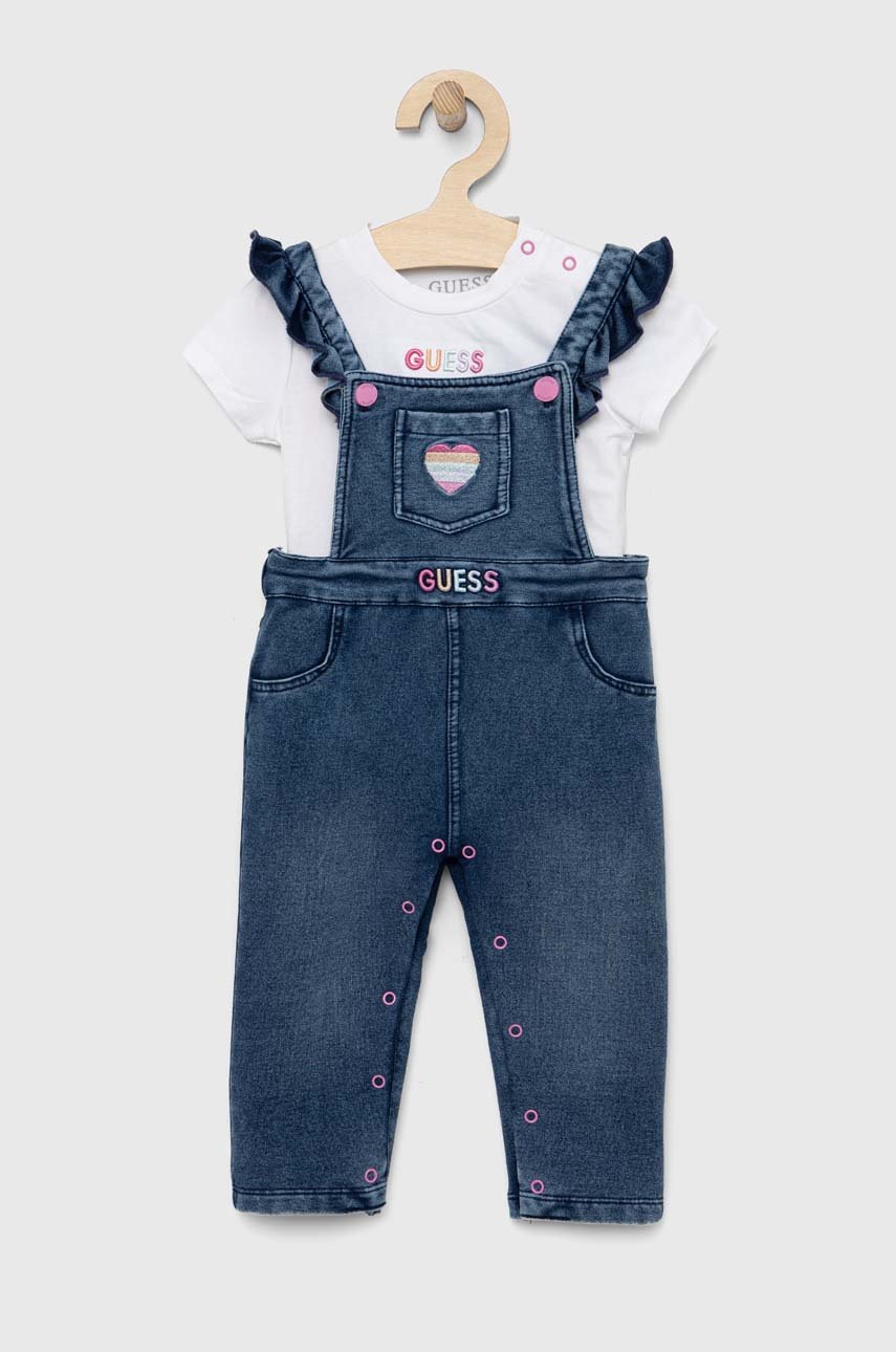 

Комплект за бебета Guess в бяло, Бял