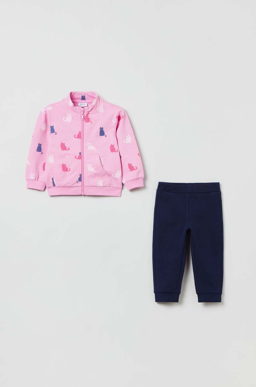 Спортивный костюм для младенцев OVS цвет розовый