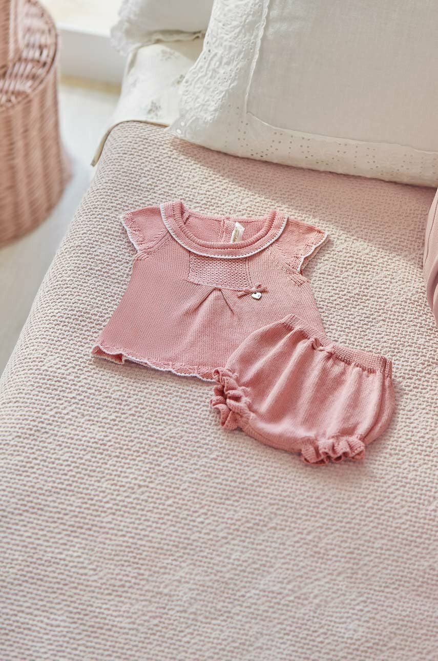 Комплект для младенцев Mayoral Newborn цвет розовый
