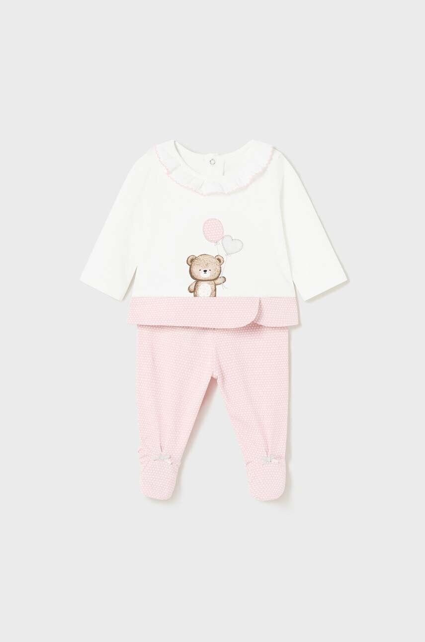 

Комплект за бебета Mayoral Newborn в розово, Розов