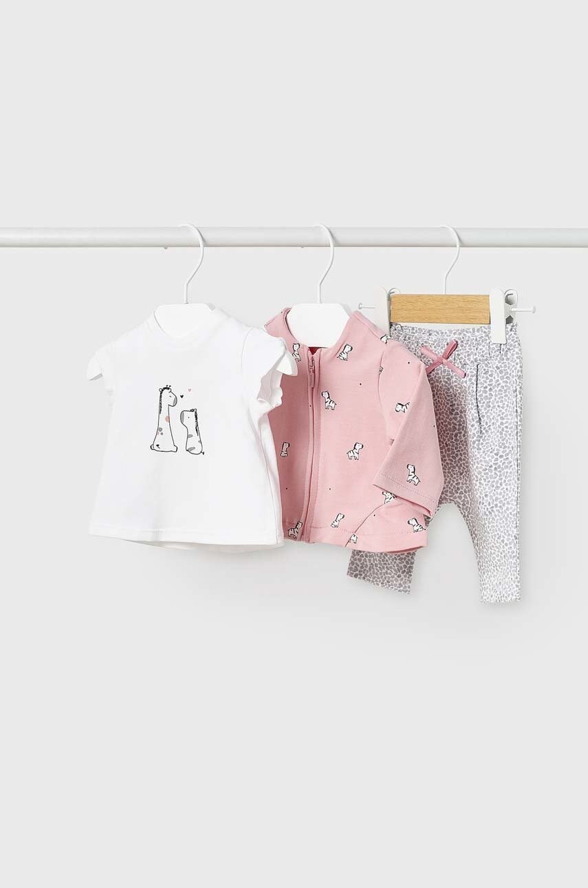 Mayoral newborn trening bebelusi culoarea roz