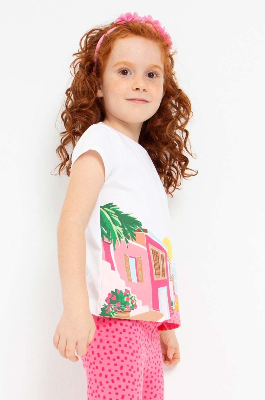 Дитячий бавовняний комплект Mayoral колір білий