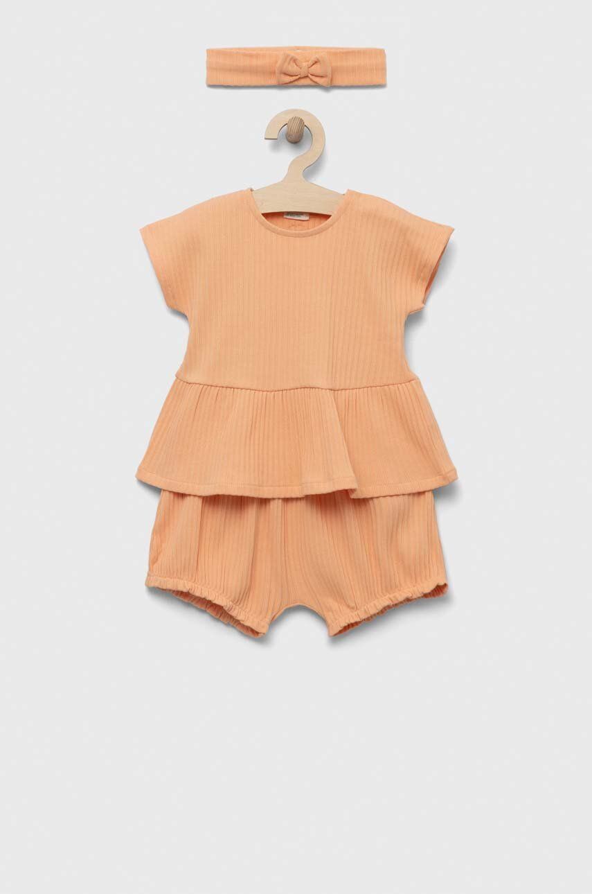 Комплект для младенцев United Colors of Benetton цвет оранжевый