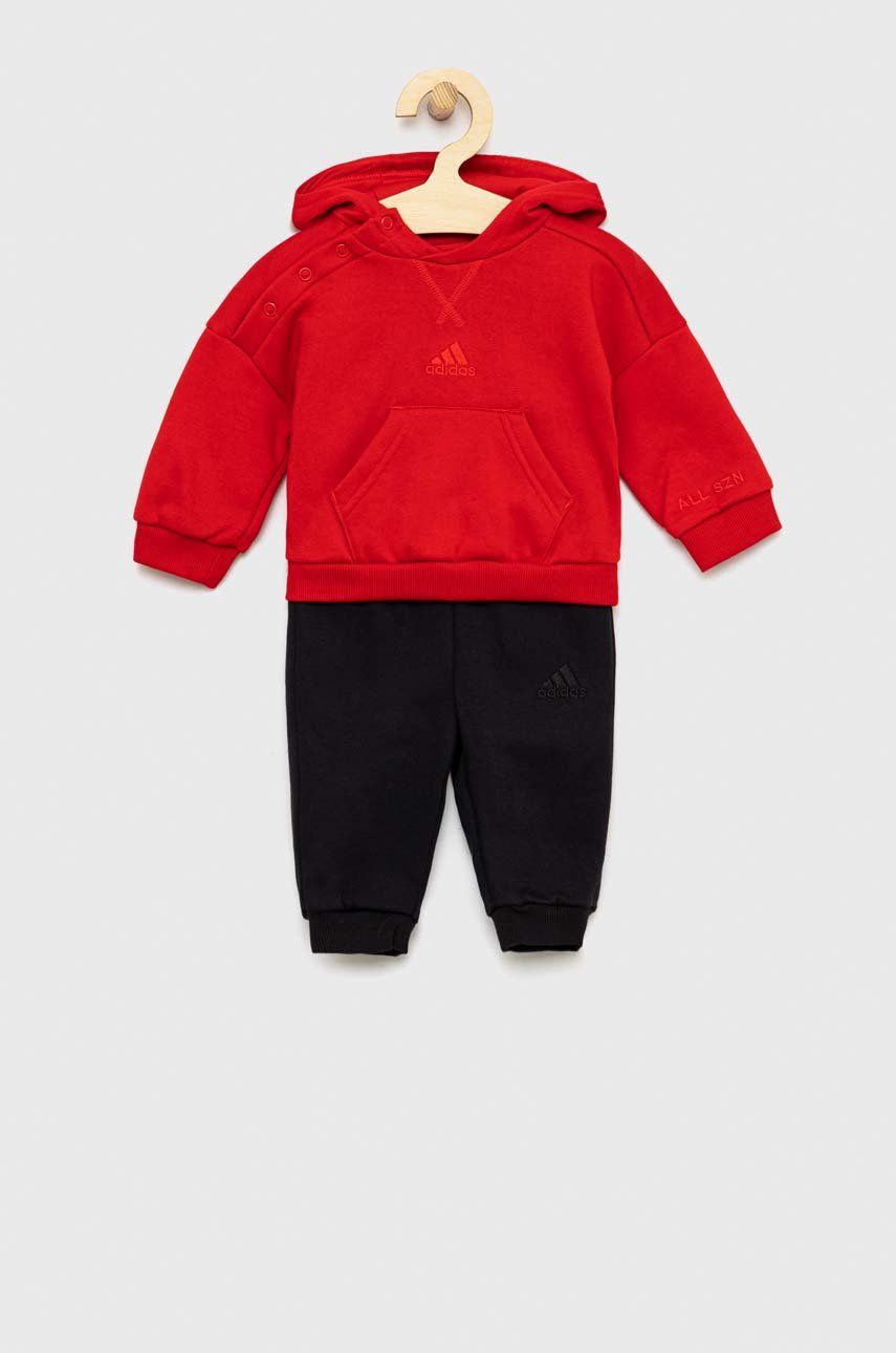 Детский спортивный костюм adidas цвет красный