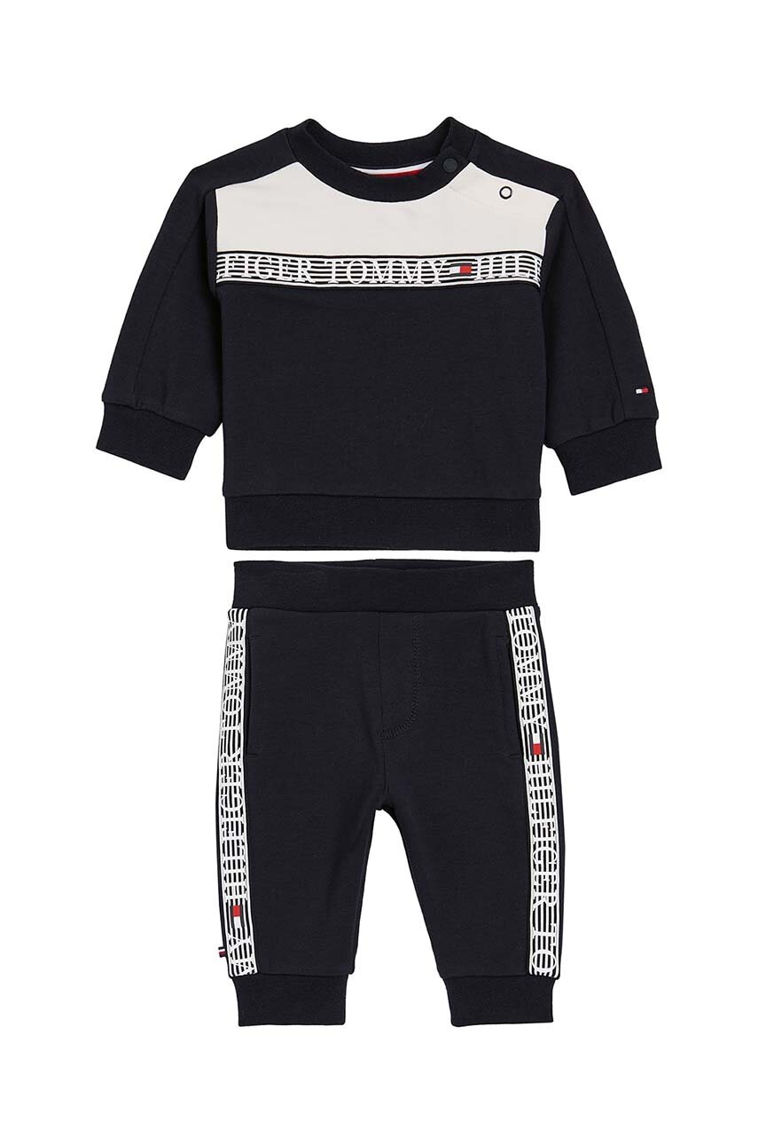

Бебешки анцуг Tommy Hilfiger в тъмносиньо, Тъмносин