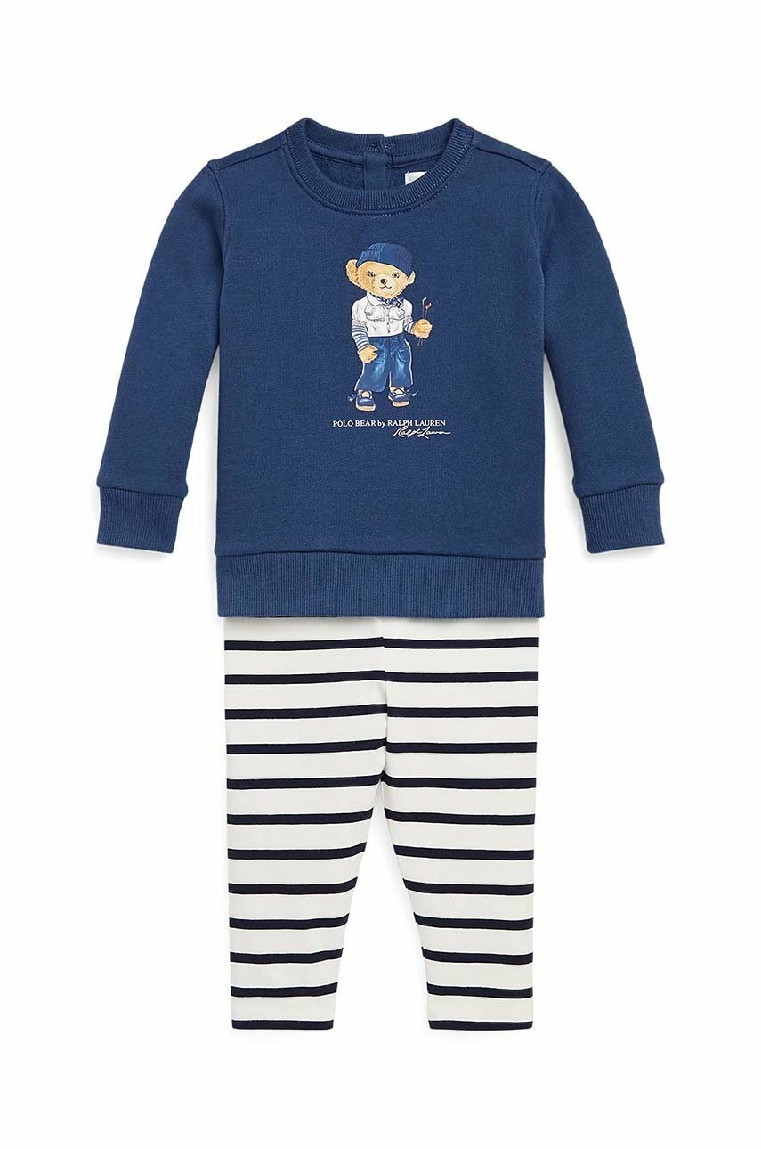 

Комплект для немовлят Polo Ralph Lauren колір синій