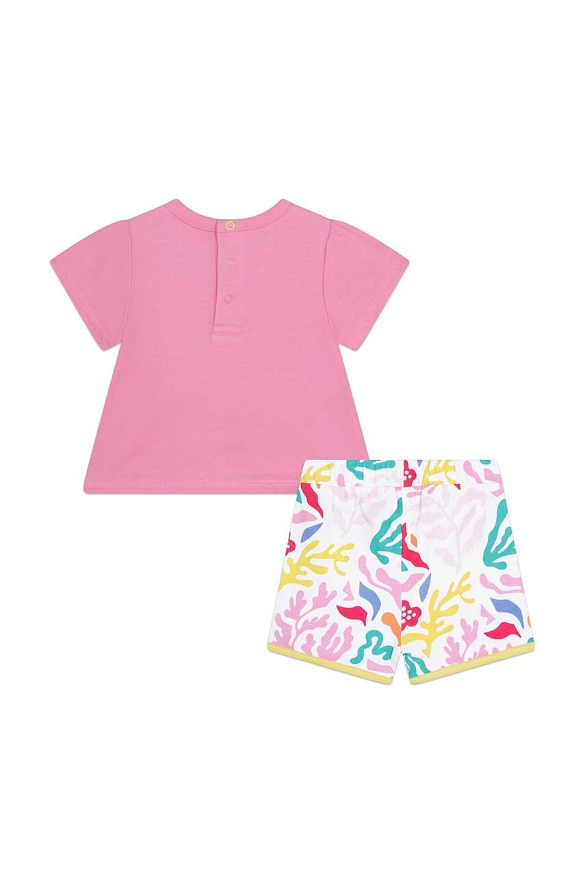 Комплект для младенцев Marc Jacobs цвет розовый Комплект для младенцев Marc Jacobs цвет розовый