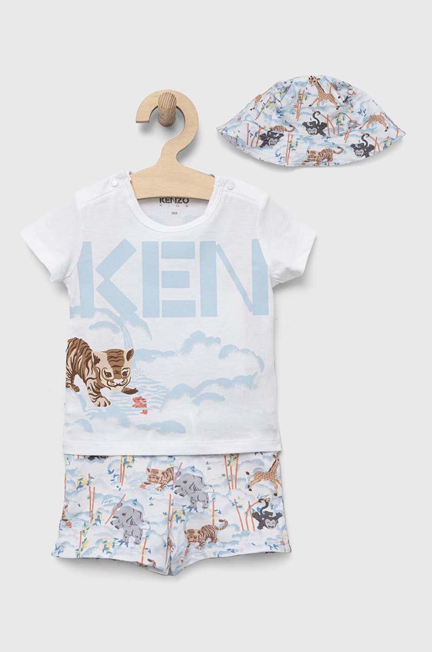 Комплект для младенцев Kenzo Kids цвет белый в Полтаве Комплект для младенцев Kenzo Kids цвет белый в Полтаве